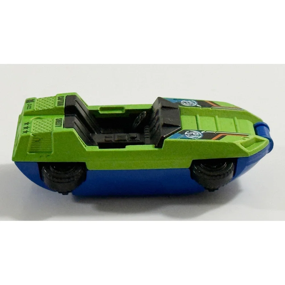 Matchbox Swamp Commander Kids OS Green Blue MB1031 Diecast Boat Car 2015 Mattel